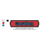 Gordon Logo Embroidery Design